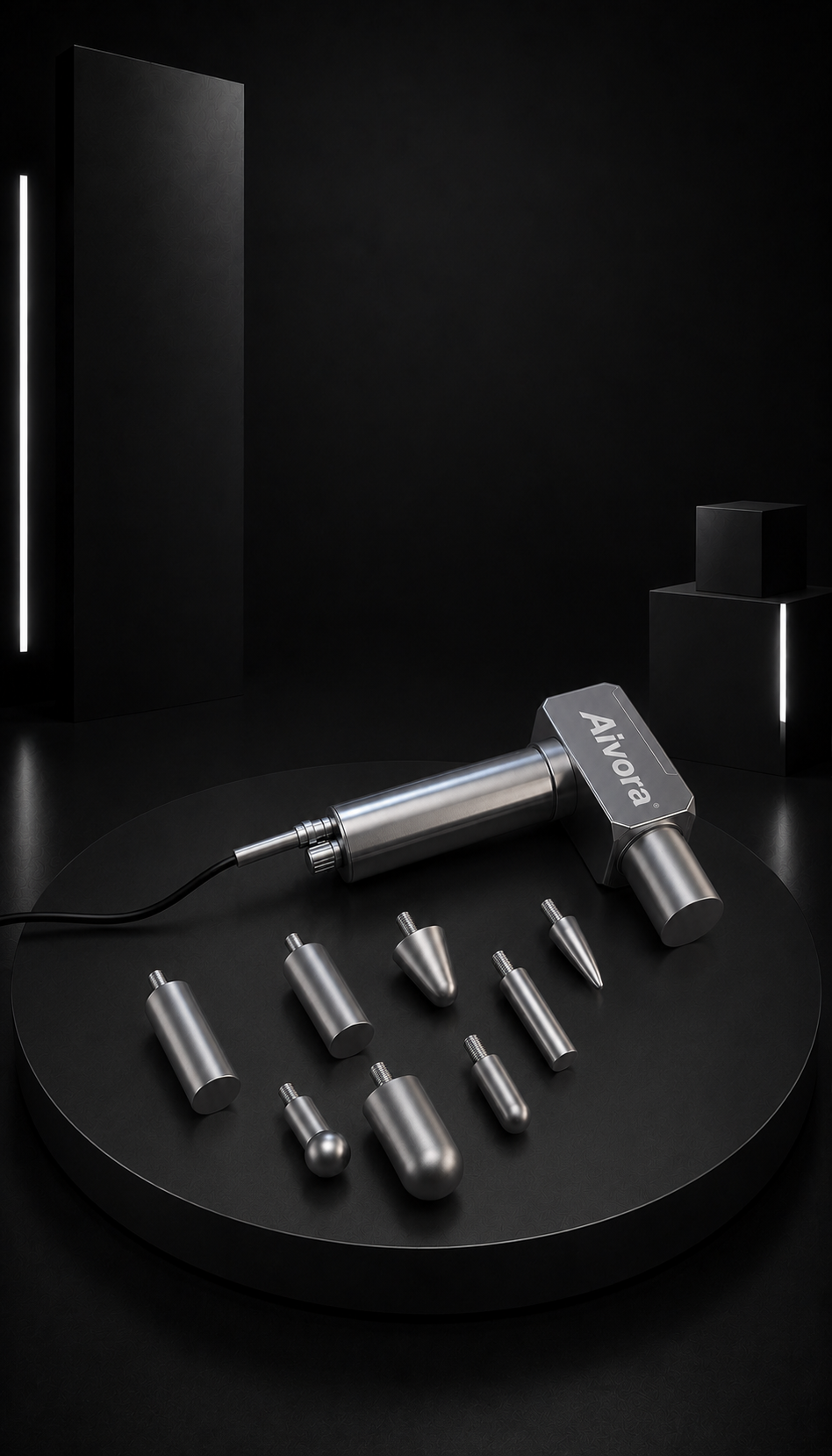 AIVORA G1 Professional Stainless Steel Massage Gun